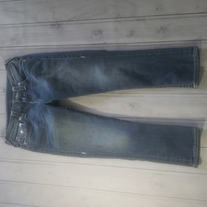 True Religion cropped jeans, size 4